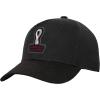 Outerstuff Mens FIFA World Cup Event Structured Adjustable Hat, Black, One Size
